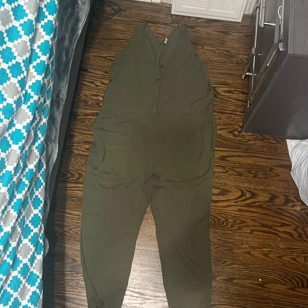 Stylish Army Green Romper